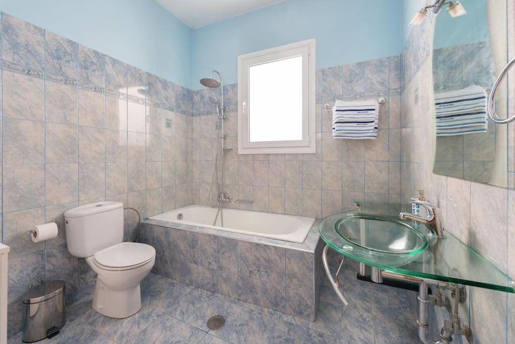 Greek Style Ground Floor Apartment & Pool Ialisos Exterior foto